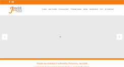 Desktop Screenshot of penzion-janostik.cz